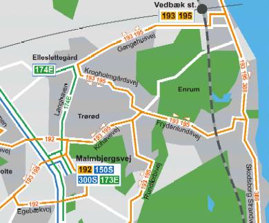 Busruter efter 23. maj